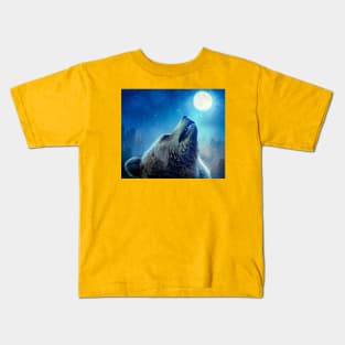 Serenading the Moon Kids T-Shirt